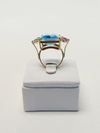Anel Dvoskin Kulkes ouro amarelo 18K