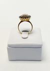 Anel Coliseu ouro amarelo 18K 