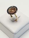 Anel Coliseu ouro amarelo 18K 