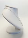 Colar Coliseu ouro branco 18K 