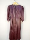 Vestido Verosenso couro