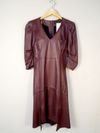 Vestido Verosenso couro