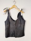 Blusa Claudia Martinez couro