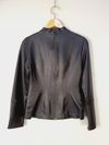 Blusa Juliana Sanmartin couro