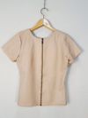 Blusa Tannerie couro