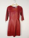 Vestido Tannerie couro