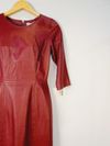 Vestido Tannerie couro