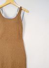 Vestido Fendi collab Skims tricot 