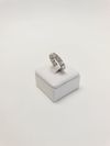 Anel J. A. ouro branco 18K 