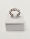 Anel J. A. ouro branco 18K 