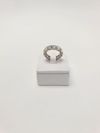 Anel J. A. ouro branco 18K 