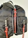 Mochila Studded Nylon Backpack Prada 