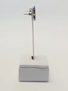 Brinco Camila Duarte ouro branco 18K 