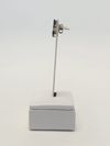 Brinco Camila Duarte ouro branco 18K 