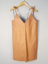 Vestido M. Leal couro 