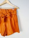 Shorts Ammis couro