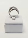 Anel em ouro branco 18K 