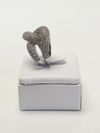 Anel em ouro branco 18K 