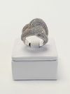 Anel em ouro branco 18K 