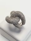 Anel em ouro branco 18K 