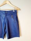 Shorts em couro