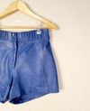Shorts Tannerie couro