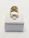 Anel em ouro amarelo 18K 