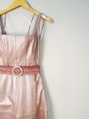 Vestido Juliana Sanmartin couro