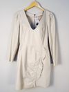 Vestido Carmim couro 