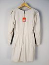 Vestido Carmim couro 