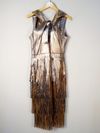 Vestido Tannerie couro