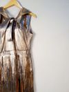Vestido Tannerie couro