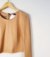 Blusa Zinnia couro