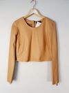Blusa Zinnia couro