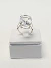Anel Vivara ouro branco 18K 