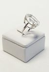 Anel Vivara ouro branco 18K 