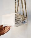 Bolsa Fendi Kan PVC e couro 
