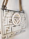 Bolsa Fendi Kan PVC e couro 