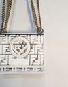 Bolsa Fendi Kan PVC e couro 