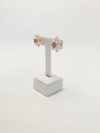 Brinco ouro branco 18K