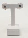 Brinco ouro branco 18K