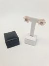 Brinco ouro branco 18K