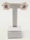 Brinco ouro branco 18K