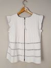 Blusa Zinnia couro