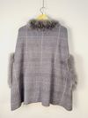 Poncho Vivoar tricot