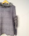 Poncho Vivoar tricot