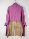 Poncho MES tricot pele