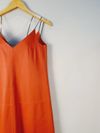 Vestido Juliana Sanmartin couro