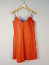 Vestido Juliana Sanmartin couro