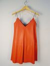 Vestido Juliana Sanmartin couro
